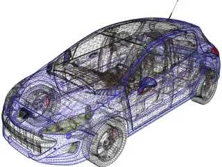 Peugeot 308 GTI 3D Model