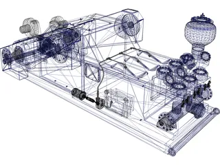 Mud Pump 3D Model