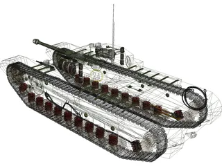 Churchill MK VII 3D Model