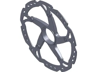 Shimano Disc 160 Centerlock XTR 3D Model