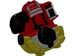 Honda GK100 Engine 3D Model