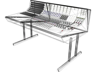 API 1608 Console 3D Model