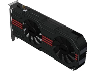 Nvidia GeForce GTX 560Ti 3D Model