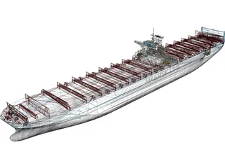 Maersk Container Ship 3D Model