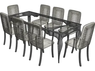 Dining Table 3D Model