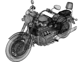 Honda Valkyrie F6C 3D Model