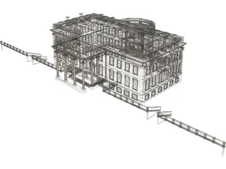 White House 3D Model