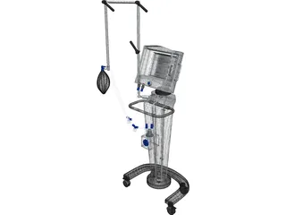 Hospital Ventilator 3D Model