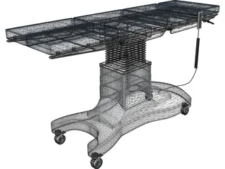 Surgical Table 3D Model