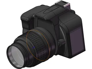 Nikon D5200 3D Model