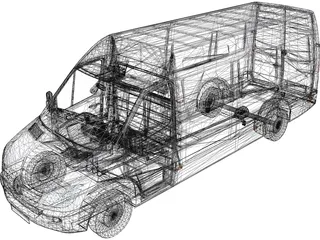 Mercedes-Benz Sprinter 313 CDI 3D Model