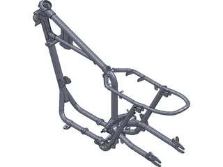 Motorbike Frame 3D Model