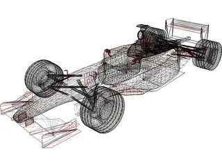 Ferrari F1 (2007) 3D Model