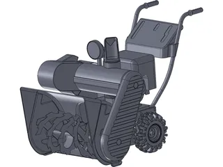 Snow Blower 3D Model