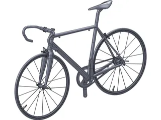 Road Bike 3D Model