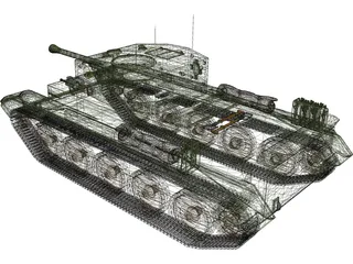 Cromwell VII A24 3D Model