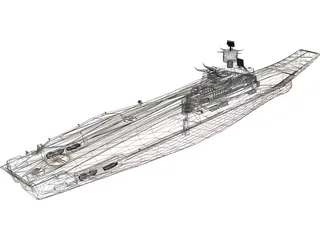 Vikramadity Aircraft Carrier 3D Model