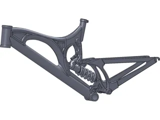 Santa Cruz V10 Frame 3D Model