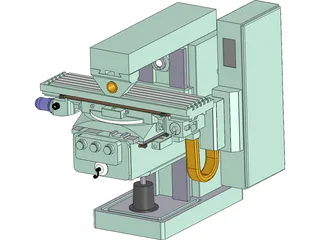 Milling Machine 3D Model