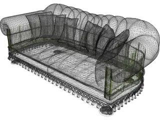 Sofa Jumbo Style 3D Model