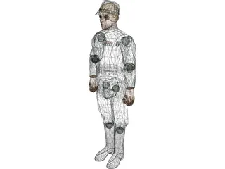Star Wars Imperial Officer 3D Model