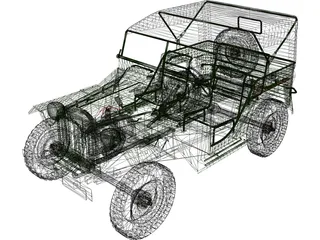 Gaz 67B (1944) 3D Model