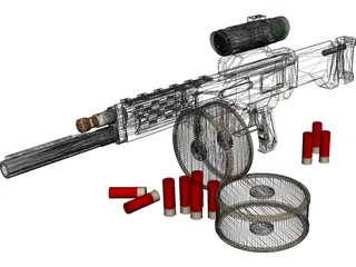 USAS12 3D Model