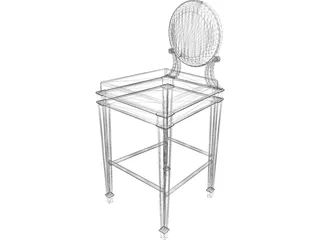 Barstool 3D Model