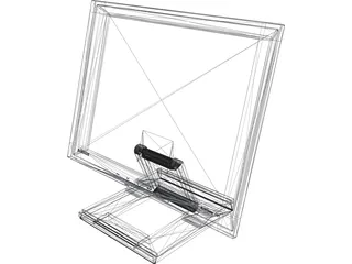 Samsung SyncMaster 172T Display 3D Model