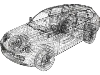 Porsche Cayenne S 3D Model