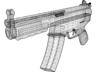 MP5 3D Model