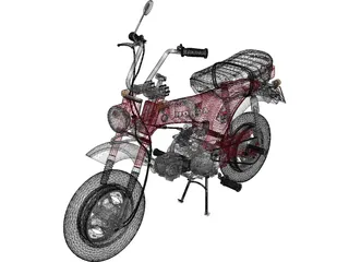 Honda DAX 3D Model