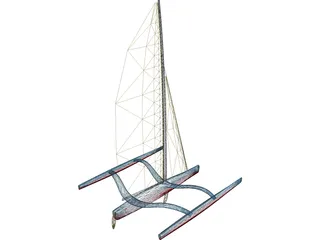 Trimaran 3D Model