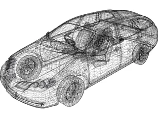 Nissan Primera Wagon (2001) 3D Model