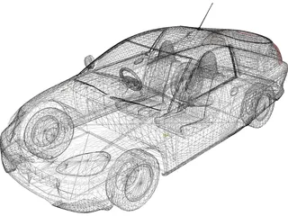 Honda Insight (1999) 3D Model