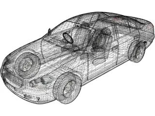 Nissan Cima (2001) 3D Model
