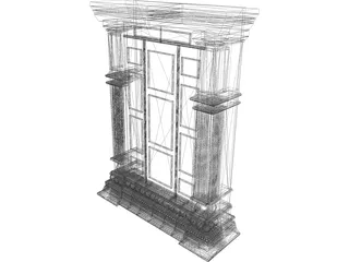 Narnia Wardrobe 3D Model