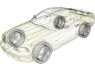 Ford Mustang (2005) 3D Model