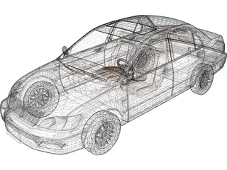 Mitsubishi Lancer Cedia (2000) [Japan] 3D Model