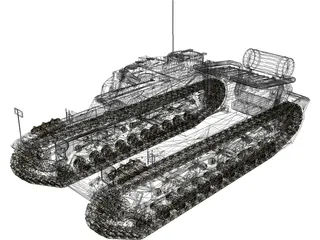 Matilda Mk2 3D Model