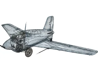 Messerschmitt Me 163 Komet 3D Model