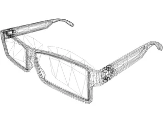 Gucci Glasses 3D Model