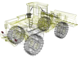 Front End Loader 3D Model