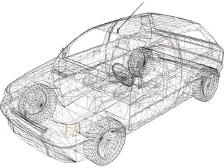 Renault Clio 3D Model