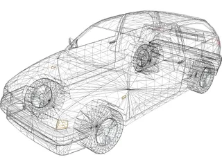 Seat Ibiza 3D Model