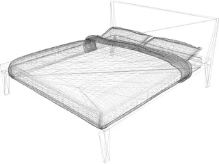 Alicudi Bed 3D Model