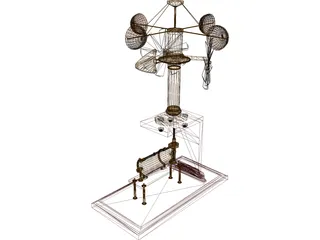 Anemometer 3D Model