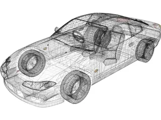 Nissan Silvia (2001) 3D Model