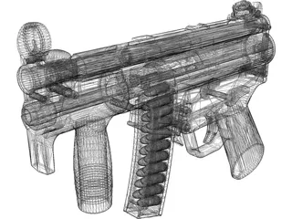 Heckler&Koch MP5K 3D Model