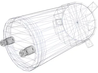 High Voltage Capacitor 3D Model